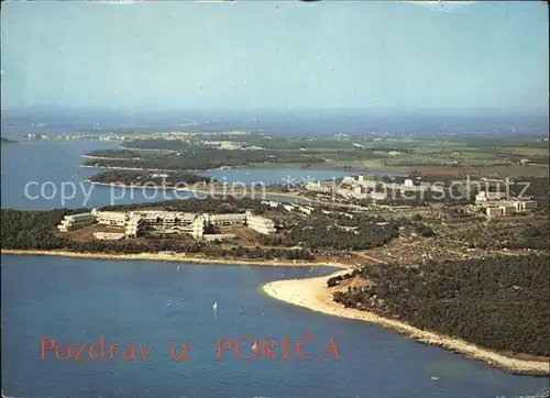 AK / Ansichtskarte Porec Fliegeraufnahme Kat. Kroatien