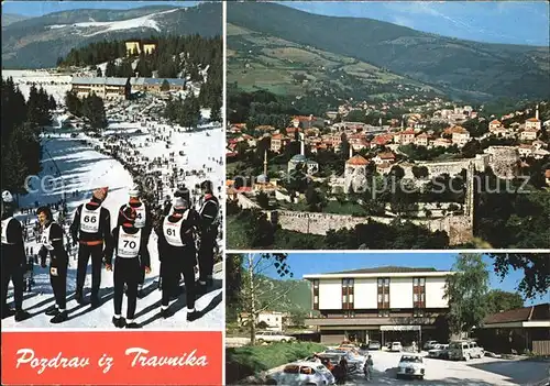 AK / Ansichtskarte Travnik Panorama Wintersport Kat. Tschechische Republik