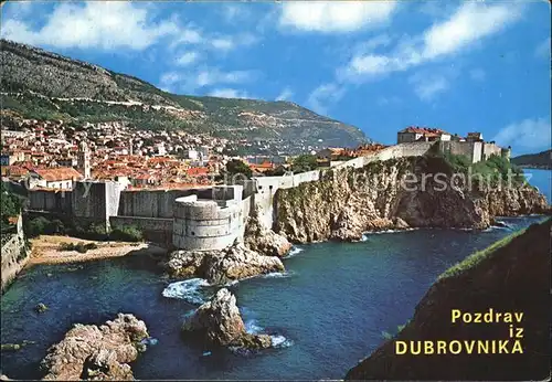 AK / Ansichtskarte Dubrovnik Ragusa Festung Altstadt Kat. Dubrovnik