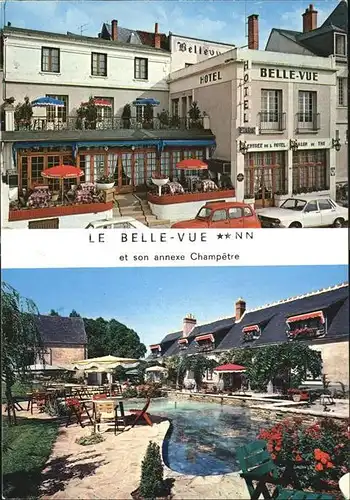 AK / Ansichtskarte Amboise Hotel Belle Vue Piscine Kat. Amboise