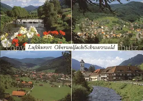 AK / Ansichtskarte Oberwolfach Kinzigpartie Panorama Teilansicht Kat. Oberwolfach