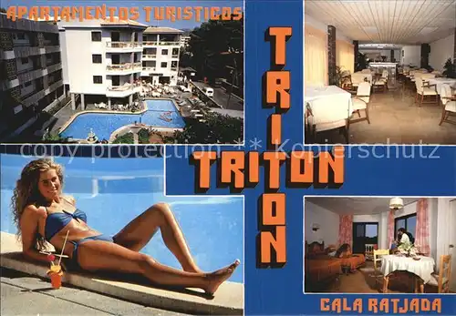 AK / Ansichtskarte Cala Ratjada Mallorca Apartamentos Turisticos Triton Kat. Spanien