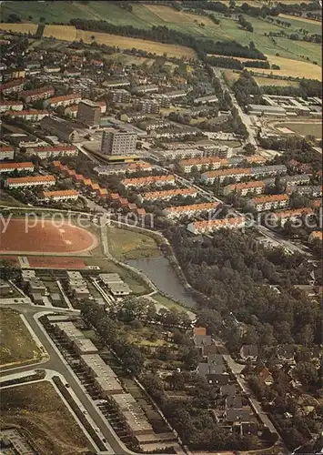 AK / Ansichtskarte Norderstedt Gartenstadt Falkenberg Sportstadion Fliegeraufnahme Kat. Norderstedt