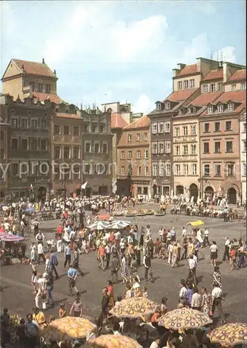 AK / Ansichtskarte Warszawa Rynek Starego Miasta Platz Kat. Warschau Polen