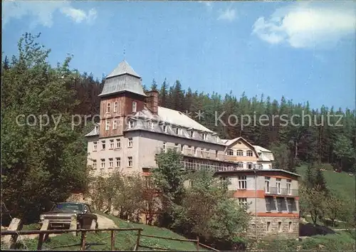 AK / Ansichtskarte Karpacz Dom wypoczynkowy FWP Lesny Zamek Ferienhaus Kat. Polen