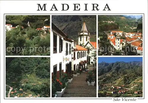 AK / Ansichtskarte Sao Vicente Madeira Algunos aspectos da povoacao e arredores
