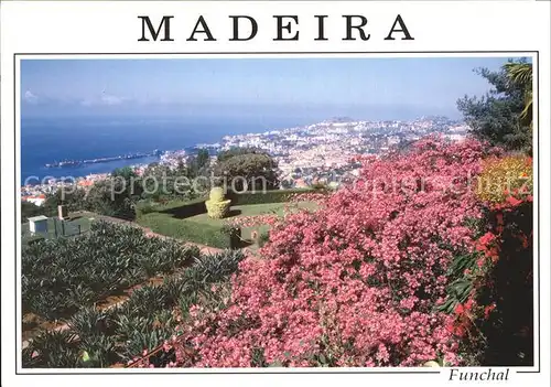 AK / Ansichtskarte Funchal Panorama Goldener Preis Europaeischer Wettbewerb fuer Staedte in Gruen und Blumen Kat. Funchal