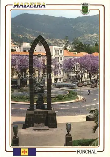 AK / Ansichtskarte Funchal Largo do Infante e Av Arriaga Platz des Infanten Avenue Arriaga Kat. Funchal