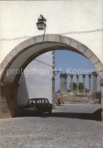 AK / Ansichtskarte Evora Patrimonio Mundial Templo de Diana Tempel Kat. Evora