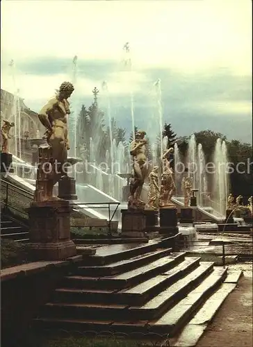 AK / Ansichtskarte Peterhof St Petersburg Great Cascade 