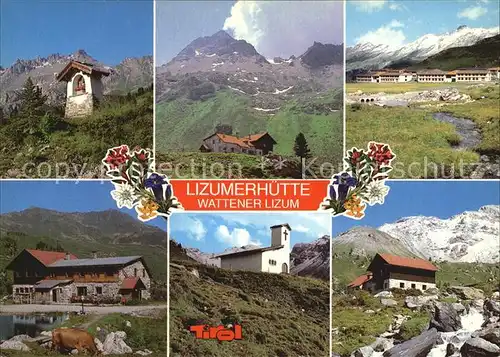 AK / Ansichtskarte Lizumerhuette Teilansicht Kirche Bauernhof  Kat. Hall in Tirol