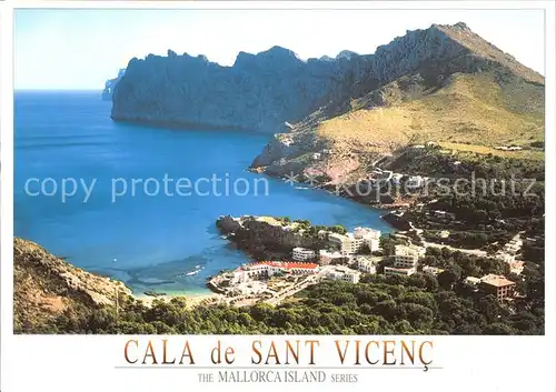 AK / Ansichtskarte Mallorca Fliegeraufnahme Cala De Sant Vicenc Kat. Spanien