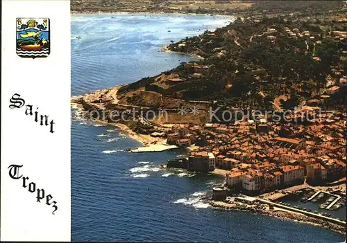 AK / Ansichtskarte Saint Tropez Var Cote d Azur vue aerienne Kat. Saint Tropez