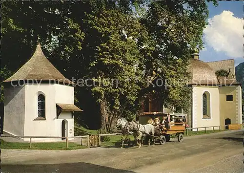 AK / Ansichtskarte Oberstdorf Loretto Kapelle mit Stellwagen Kat. Oberstdorf