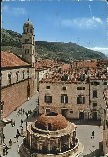AK / Ansichtskarte Dubrovnik Ragusa Onofribrunnen Kat. Dubrovnik