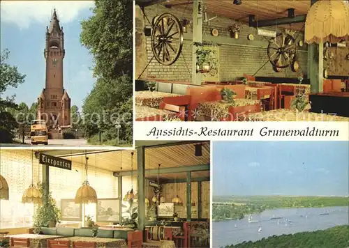 AK / Ansichtskarte Grunewald Berlin Aussichts Restaurant Grunewaldturm Kat. Berlin