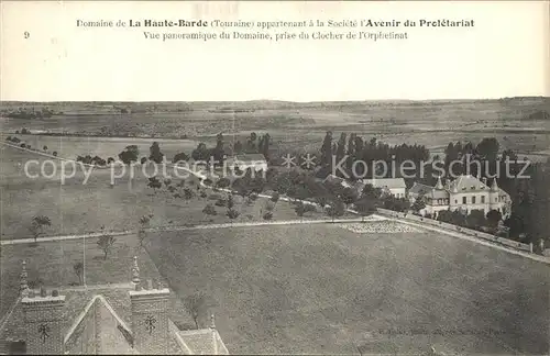 AK / Ansichtskarte La Haute Barde Chateau vue prise du Clocher de l Orphelinat