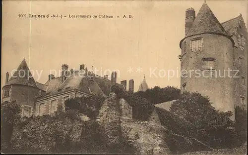 AK / Ansichtskarte Luynes Indre et Loire Les sommets du Chateau