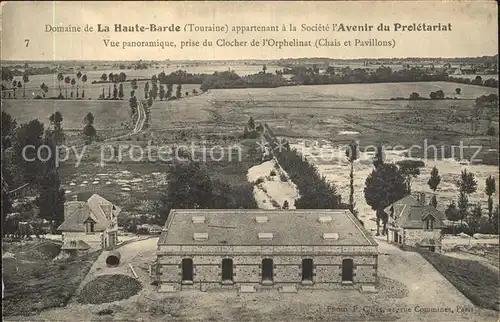 AK / Ansichtskarte La Haute Barde Chais et Pavillons de la Domaine vue prise du Clocher de l Orphelinat