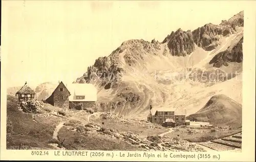 AK / Ansichtskarte Le Lautaret Jardin Alpin et le Combeynot Hotel des Glaciers Kat. Saint Vincent les Forts