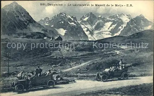AK / Ansichtskarte Le Lautaret et le Massif de la Meija Automobiles Kat. Saint Vincent les Forts
