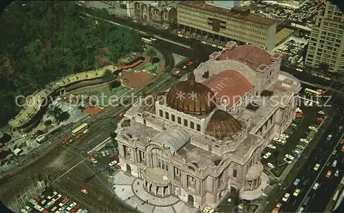 AK / Ansichtskarte Mexico City The Palace of Fine Arts Air view Kat. Mexico