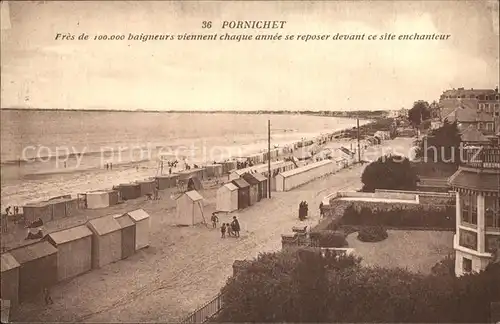 AK / Ansichtskarte Pornichet Plage Promenade Strand Kat. Pornichet