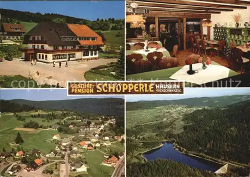 AK / Ansichtskarte Haeusern Schwarzwald Gasthof Pension Schoepperle Panorama Kat. Haeusern
