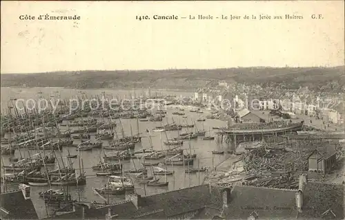 AK / Ansichtskarte Cancale Gesamtansicht Hafen Kat. Cancale