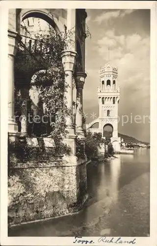 AK / Ansichtskarte Gardone Riviera Lago di Garda Torre Ruhland Kat. Italien