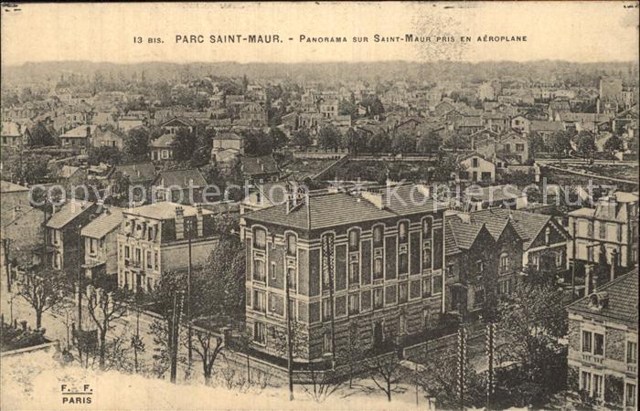 AK / Ansichtskarte Saint Maur Chateauroux Parc Saint Maur vue aerienne