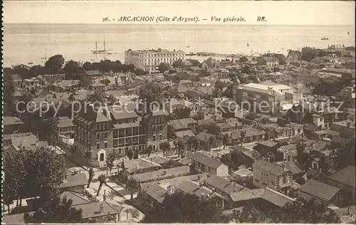 AK / Ansichtskarte Arcachon Gironde Vue generale Kat. Arcachon