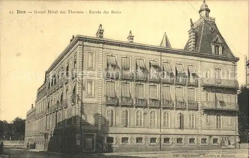 AK / Ansichtskarte Dax Landes Grand Hotel des Thermes Entree des Bains Kat. Dax