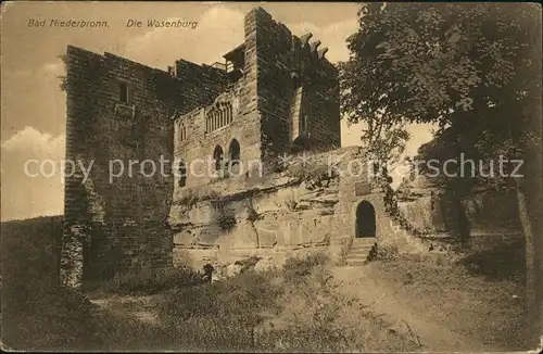 AK / Ansichtskarte Bad Niederbronn Wasenburg Ruine Kat. Niederbronn les Bains