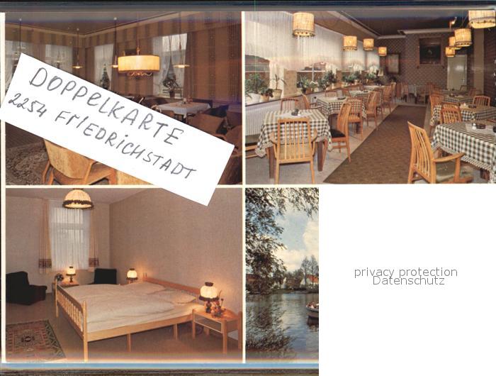 Ak Ansichtskarte Friedrichstadt Eider Hotel Holsteinisches Haus