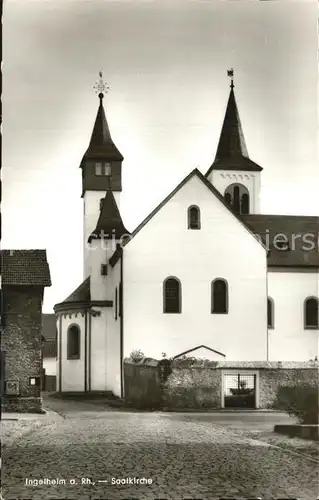 AK / Ansichtskarte Ingelheim Rhein Saalkirche Kat. Ingelheim am Rhein