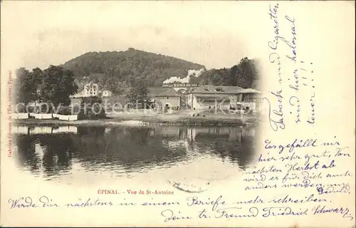 AK / Ansichtskarte Epinal Vosges Vue de Saint Antoine Kat. Epinal