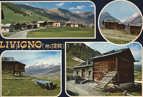 AK / Ansichtskarte Livigno Caratteristica costruzione typische Haeuser Alpen Kat. Livigno Sondrio
