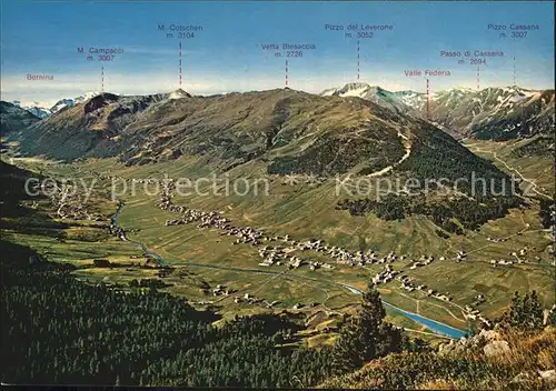 AK / Ansichtskarte Livigno Panorama im Sommer Kat. Livigno Sondrio