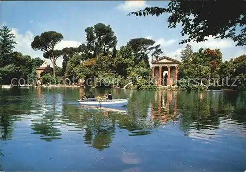 AK / Ansichtskarte Roma Rom Tempietto d Esculapio a Villa Borghese Kat. 
