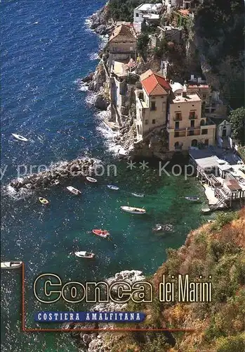 AK / Ansichtskarte Conca dei Marini Blick auf den Hafen Kueste Costiera Amalfitana