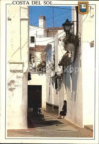 AK / Ansichtskarte Malaga Andalucia Calle de pueblo Malaguena Gasse Kat. Malaga