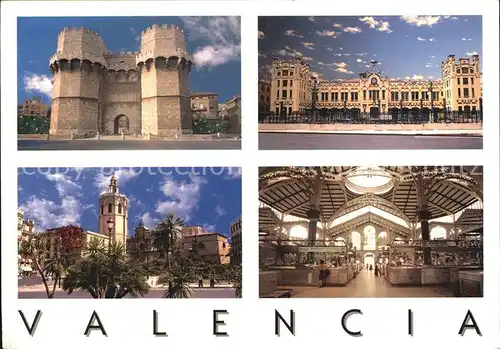 AK / Ansichtskarte Valencia Valenciana Sehenswuerdigkeiten der Stadt Kat. Valencia