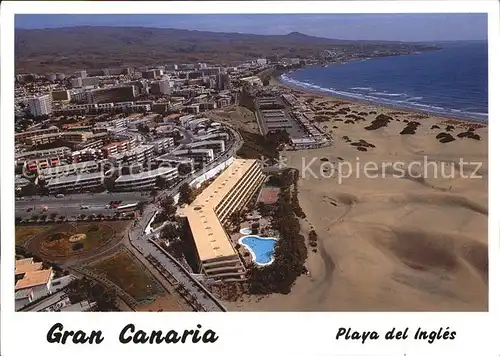 AK / Ansichtskarte Playa del Ingles Gran Canaria Fliegeraufnahme Kat. San Bartolome de Tirajana