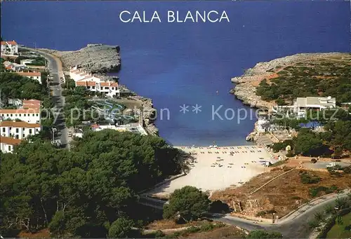 AK / Ansichtskarte Cala Blanca Strand Bucht Fliegeraufnahme Kat. Spanien