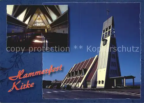 AK / Ansichtskarte Hammerfest Kirke Kirche Kat. Hammerfest