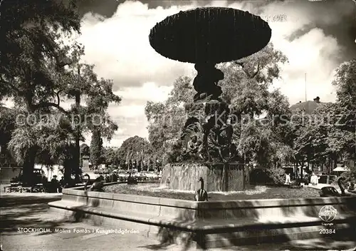 AK / Ansichtskarte Stockholm Brunnen Kat. Stockholm