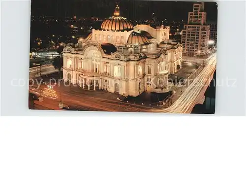 AK / Ansichtskarte Mexico City Palacio de Bellas Artes de noche Kat. Mexico