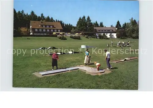 AK / Ansichtskarte Eberg VdH Erholungsheim Waldhotel Marienheide Minigolfplatz Kat. Marienheide