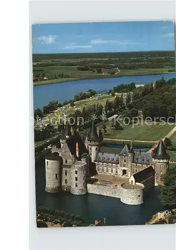 AK / Ansichtskarte Sully sur Loire Chateau vue aerienne Collection Les Merveilles du Val de Loire Kat. Sully sur Loire